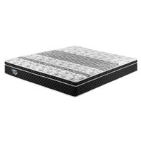 Colchão Casal Gran Sleep Mola Verticoil (24x138x188) Branco e Preto