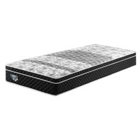Colchão Solteiro Gran Sleep Mola Verticoil (24x78x188) Branco e Preto