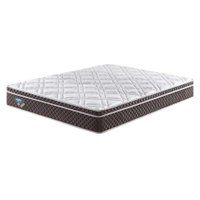 Colchão Casal Comfort Line Mola Verticoil (26x138x198) Marrom e Branco