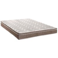 Colchão King D33 / EP / Anatômico Confort Ultra Firme Euro Pillow Brown (193x203x25) - Paropas