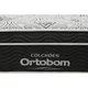 Cama Box Baú c/Auxiliar Solteiro: Colchão Molas Ortobom Nanolastic Ortobom Exclusive + Base CRC Courano Black(88x188)