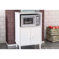 Balcão de Cozinha Cerro Largo c/ 2 Portas e 1 Nicho 58cm Branco - Politorno