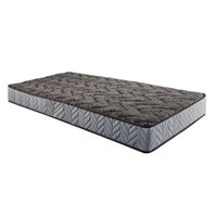 Colchão Solteiro Espuma Compact AG 65 / D28 Royalle Rustico Prata (88x188x18) - Paropas