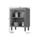 Bancada Ilha Cozinha Balcão  Gourmet Connect c/ 4 Portas 145cm Duna/Cristal - Henn