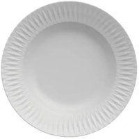 Prato Fundo em Porcelana 23cm Branco Diamante Germer Mesa Posta Jantar