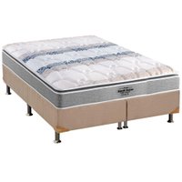 Conjunto Box King: Colchão Anatômico Probel D33/AG65 Guarda Costas Extreme Resistence + Base CRC Suede Clean(193x203)