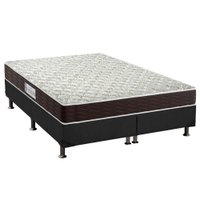 Conjunto Box King: Colchão Espuma Probel D33 Advanced + Base CRC Suede Black(193x203)