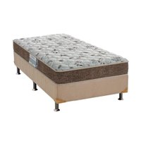 Conjunto Box Solteiro: Colchão Espuma Probel D45 ProDormir Advanced + Base CRC Suede Clean(88x188)