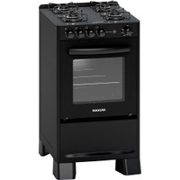 Fogão de Piso Suggar 4 Bocas com Mesa de Vidro Preto FGV410PT - Bivolt