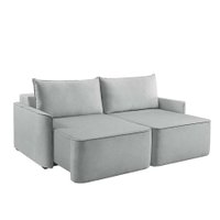 Sofá 3 Lugares Retrátil Moon Linho Gelo 220 cm
