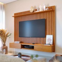 Painel para TV até 70 Polegadas Loft 2 PT Nature