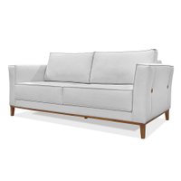 Sofá 3 Lugares Potenza Linho Rústico Grigio 210 cm