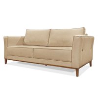Sofá 3 Lugares Potenza Linho Dourado 190 cm