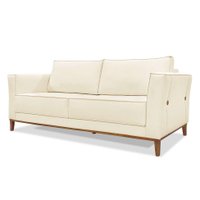 Sofá 3 Lugares Potenza Linho Pérola 190 cm
