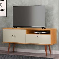 Rack Topazio 3 PT Cinamomo e Off White 137 cm