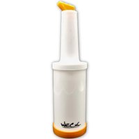 Garrafa Plástica Store'n Pour 1 Litro Laranja Weck para Drinks Xaropes Mixologista