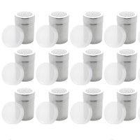 12 Saleiros Pimenteiros De Mesa Inox Lyor Restaurante Lancheria Tampa Dosadora