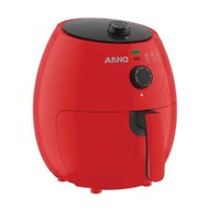 Fritadeira sem óleo Arno Airfry Easy Fry com 3,2 litros Hot Air e Cesto Removível Vermelha EZFV - 220 Volts