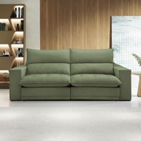 Sofá 2 Lugares Martinho Retrátil Boucle Verde - Celflex
