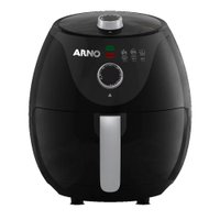 Fritadeira sem óleo Arno Airfry Easy Fry com 3,2 litros Hot Air e Cesto Removível Preta EZFP - 127 Volts