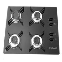 Cooktop a Gás Safanelli 4 Bocas com Acendimento Superautomático Preto FSP404 - Bivolt