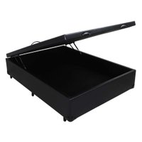 Base P/ Cama Box Casal Érica C/ Baú Preto