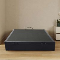 Base P/ Cama Box Casal Érica C/ Baú Preto