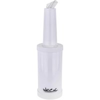 6 Garrafas Store'n Pour 1L Brancas Mixologista Armazenar e Servir Caldas Drinks