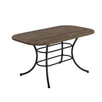 Mesa de Jantar 6 Lugares 1,60m 1547 Carraro Legno com Preto