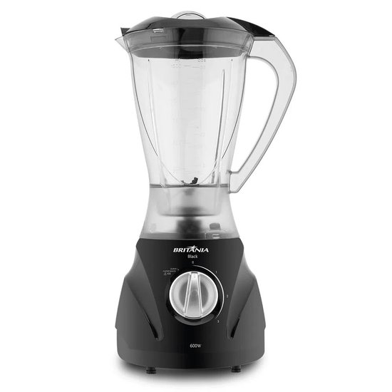 Liquidificador Britânia 2,1 Litros Black 3 Velocidades Preto - 220 Volts