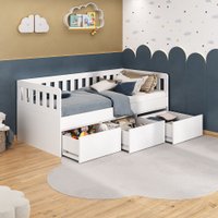 Cama Infantil 3 Gavetas Branco - Foscarini