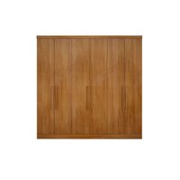 Guarda Roupa Modulado Rizon c/ 6 Portas e 4 Gavetas cor Freijo Cumaru - Novo Horizonte