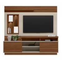 Home P/ TV até 60 Polegadas Ripado Eldorado 2.0 Linea Brasil Hanover/Off White