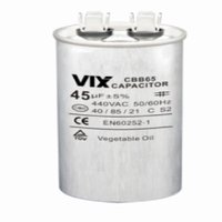 Capacitor Permanente Vix 45 MF - 440 Volts