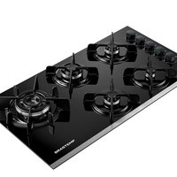Cooktop 5 Bocas Brastemp Eclipse Collection com Quadrichama - BDD86AP