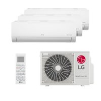 Ar Condicionado Multi Split Inverter LG Hw 24.000 Btus (3x Evap 9.000) Quente/frio 220V Monofásico