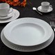 Jogo 12 Pratos Fundos em Porcelana Diamante Germer 23cm Bran