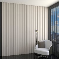 Painel P/ TV 100% Mdf Ripado Decoração - Panorama Móveis