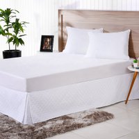 Saia Box Ultra Lisse Casal 138x188x35cm Branco