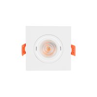 Spot de Embutir Plano Mbled para 1 Lâmpada PAR 20 Quadrado Branco