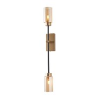 Arandela Nordecor Tosh G9 Bivolt Dourado/Preto