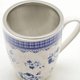 2 Canecas Infusor Chá de Porcelana com Tampa 310ml Lyor Grécia Super White