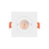Spot de Embutir Plano Mbled para 1 Lâmpada PAR 30 Quadrado Branco