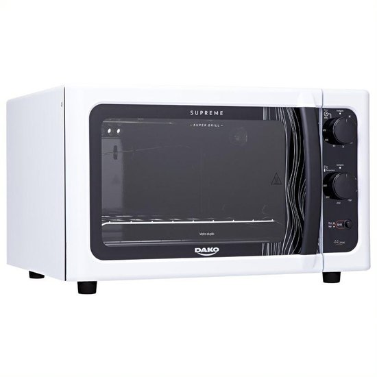 Forno de Bancada Elétrico Dako Supreme Branco 44 Litros com Grill dourador 127v