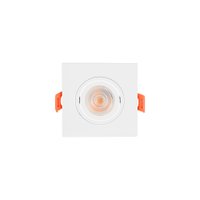 Spot de Embutir Plano Mbled para 1 Lâmpada MR11 Quadrado Branco
