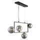 Lustre Pendente Nordecor Modular Jabuticaba 2380 Preto G9 Bivolt