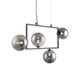 Lustre Pendente Nordecor Modular Jabuticaba 2380 Preto G9 Bivolt