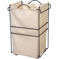 Cesto Tulha Aramado Deslizante para Roupa Suja Banheiro Lavanderia 33x59cm Masutti