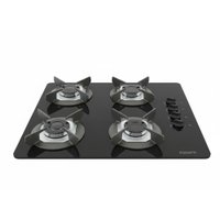 Cooktop Fogatti Safe Ferro Fundido 4 Bocas a Gas Bivolt Preto