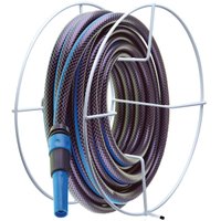 Suporte Giratório Enrolador Para Mangueira Jardim Parede Aço